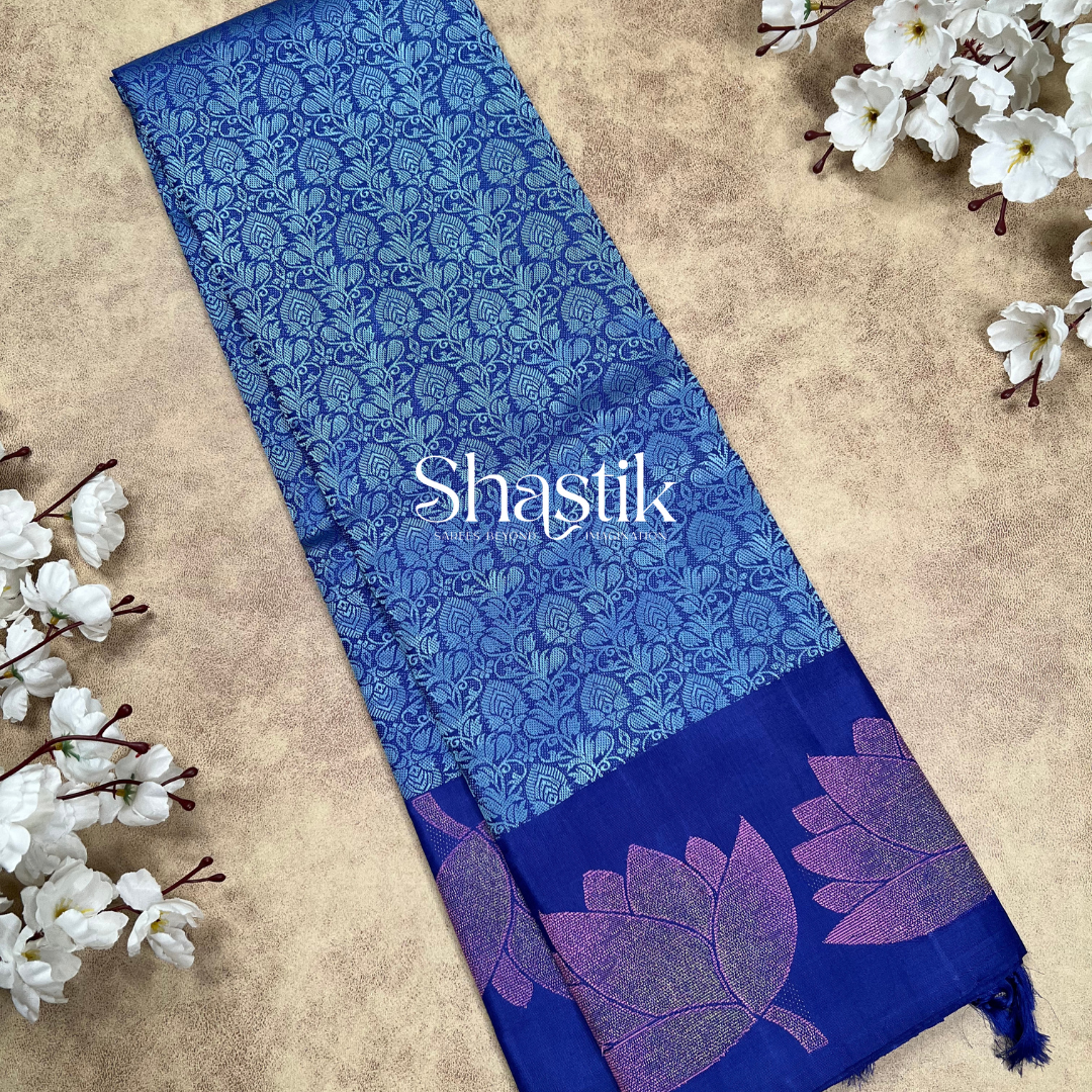 Star Dust Bridal Kancheevarm silk saree in pure zari