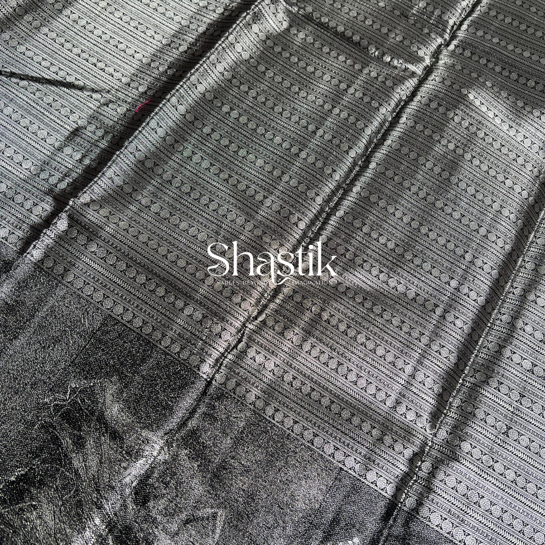 Best Saree Online Shopping – Black Silk Saree