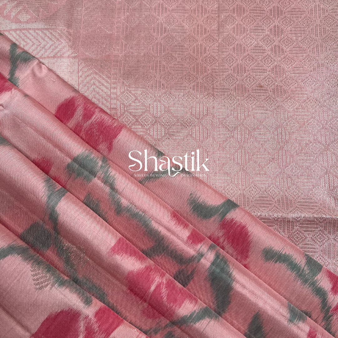 Coimbatore handloom soft silk saree in pink