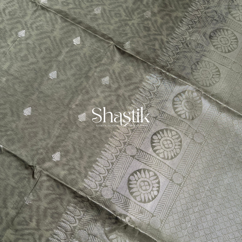 Coimbatore soft silk saree sage green
