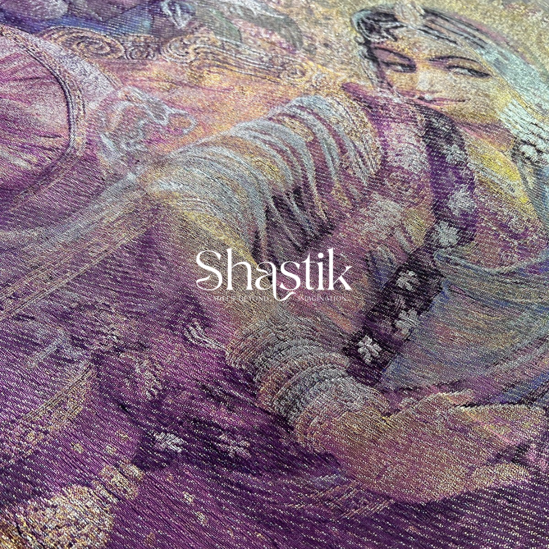 Exclusive Rich Purple Kanjivaram Silk Sarees Online