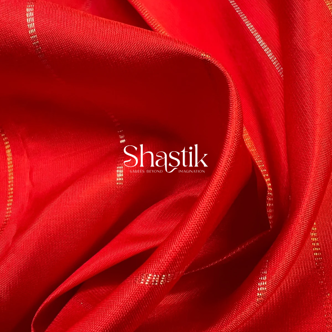 Wedding Pure Silk Saree in Red