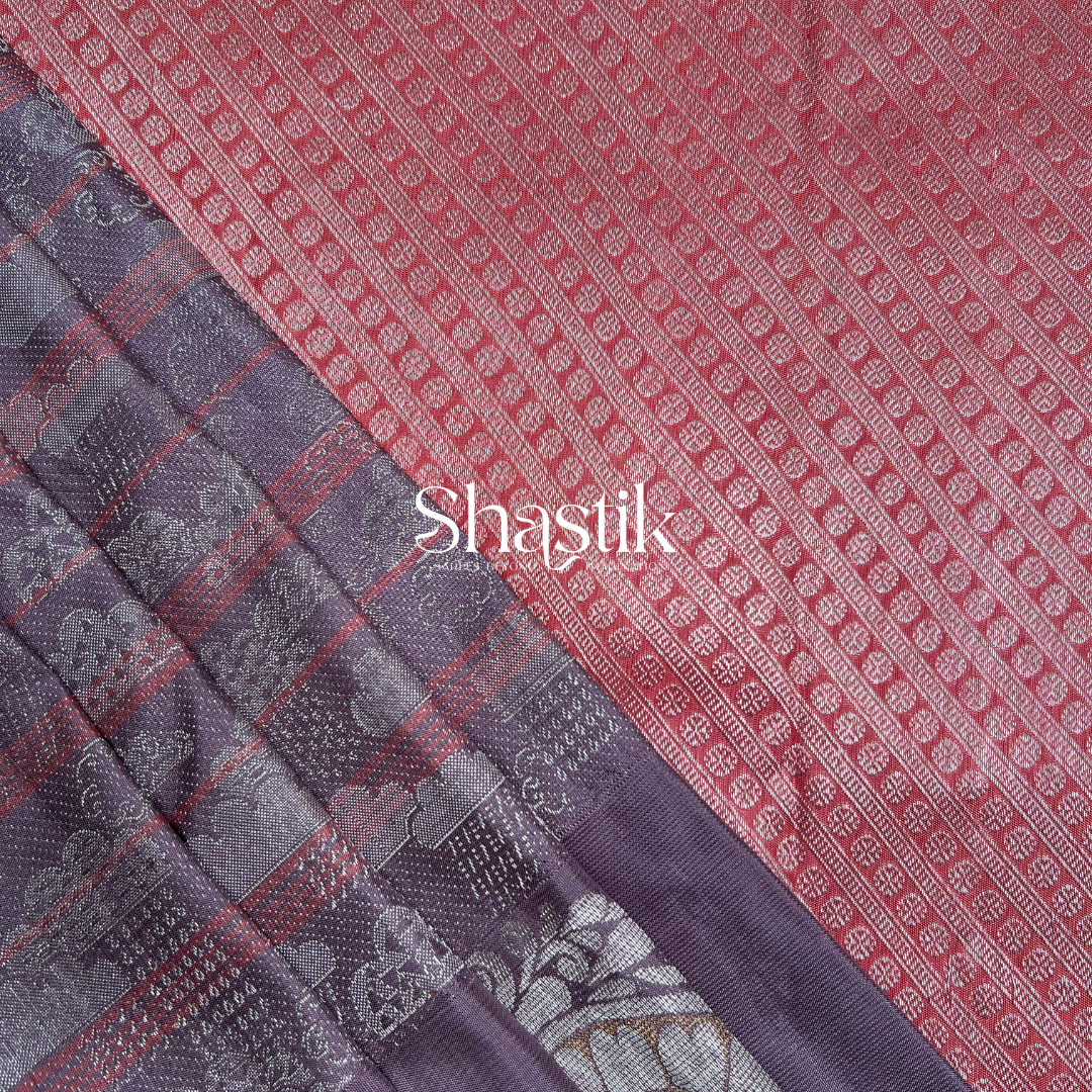 Wedding Saree in Lavender Shade