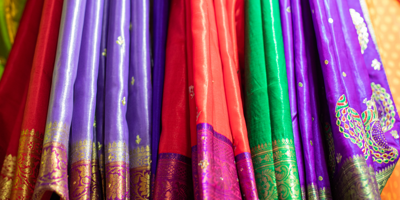 Traditional sarees for women on Maha Shivratri