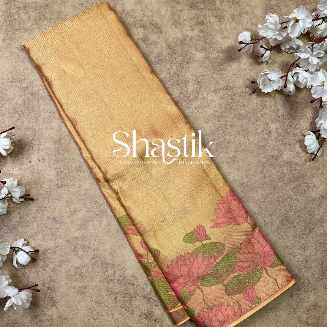 Contemporary silk saree Coimbatore styles