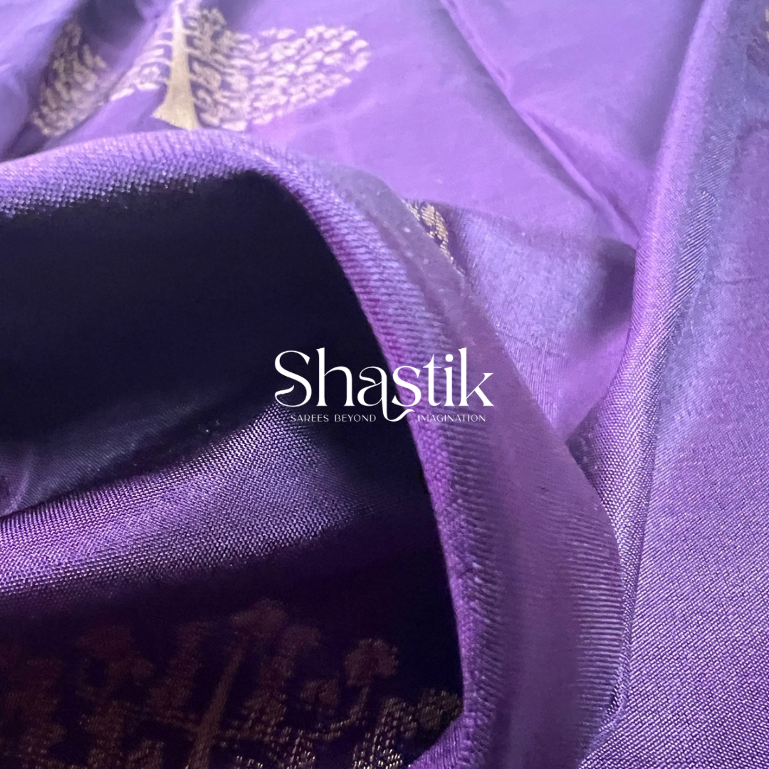 Dark Purple Pure kanjivaram sarees online 