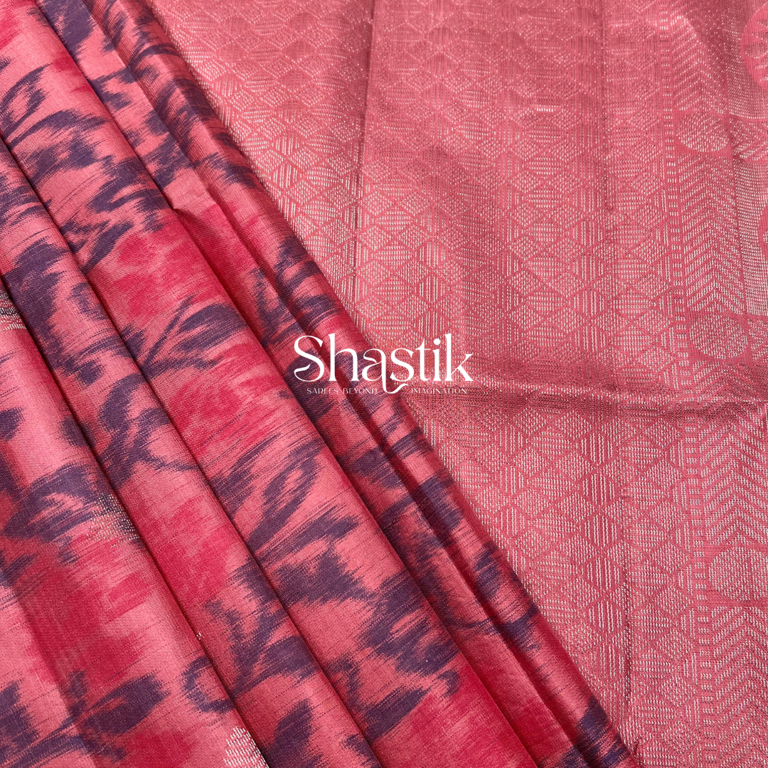 Pink soft silk saree online Coimbatore