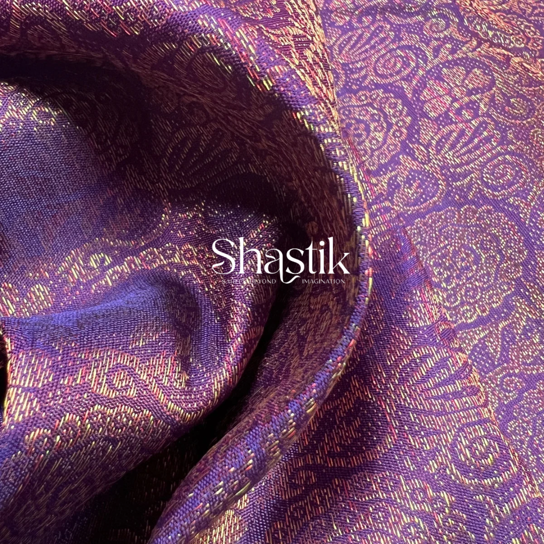 Purple Bridal sarees in coimbatore