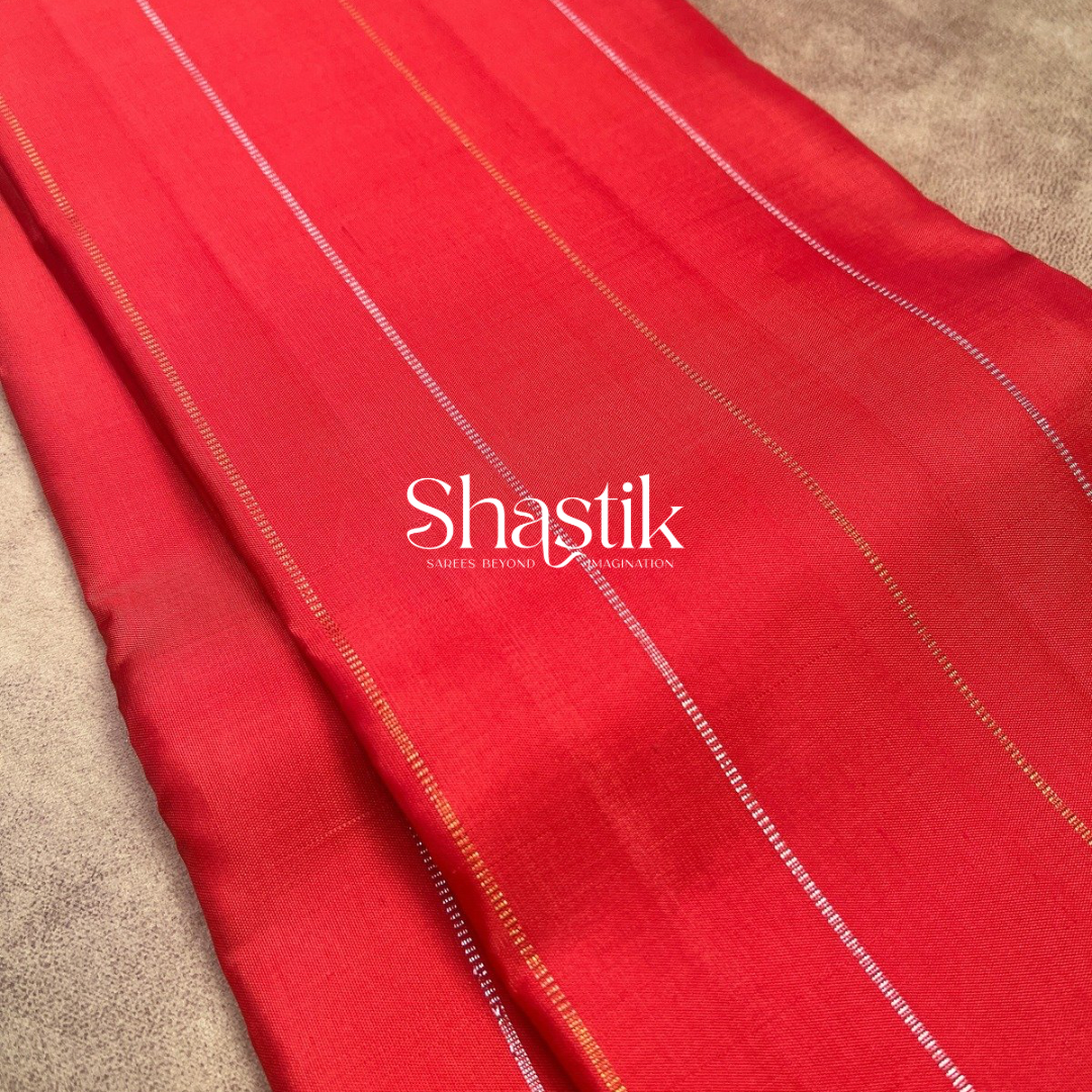 Red Kanjivaram Silk Saree Online