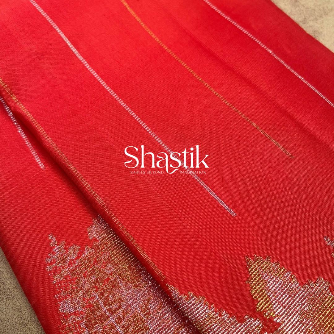 Red kanjivaram sarees online 