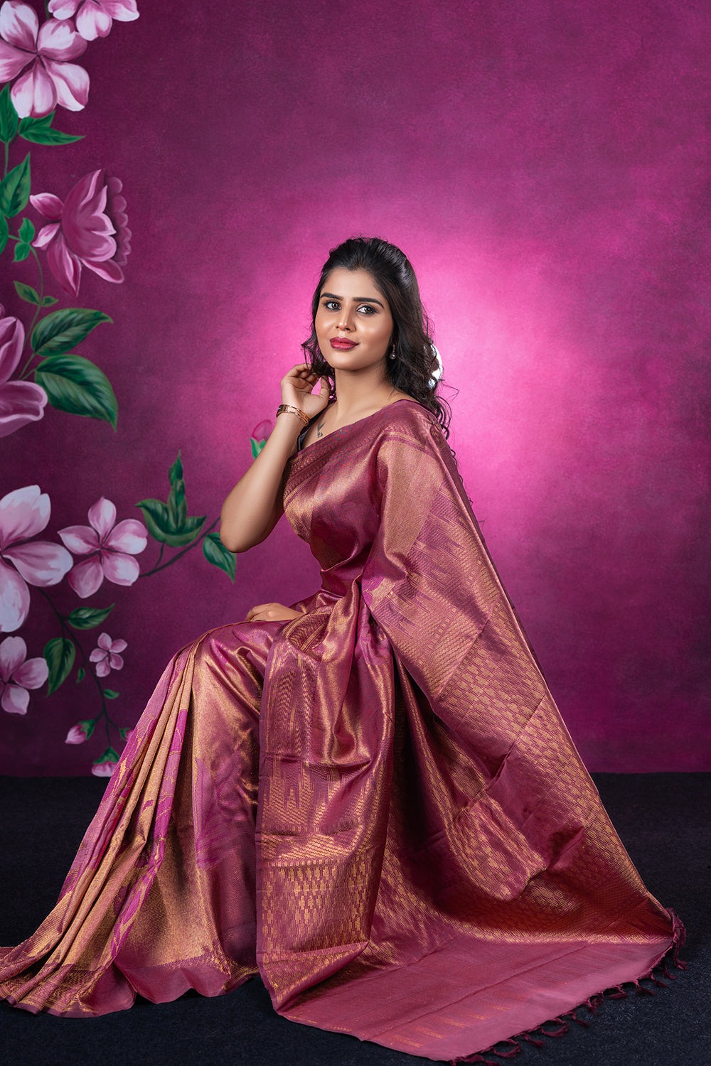 Silk Sarees in self 