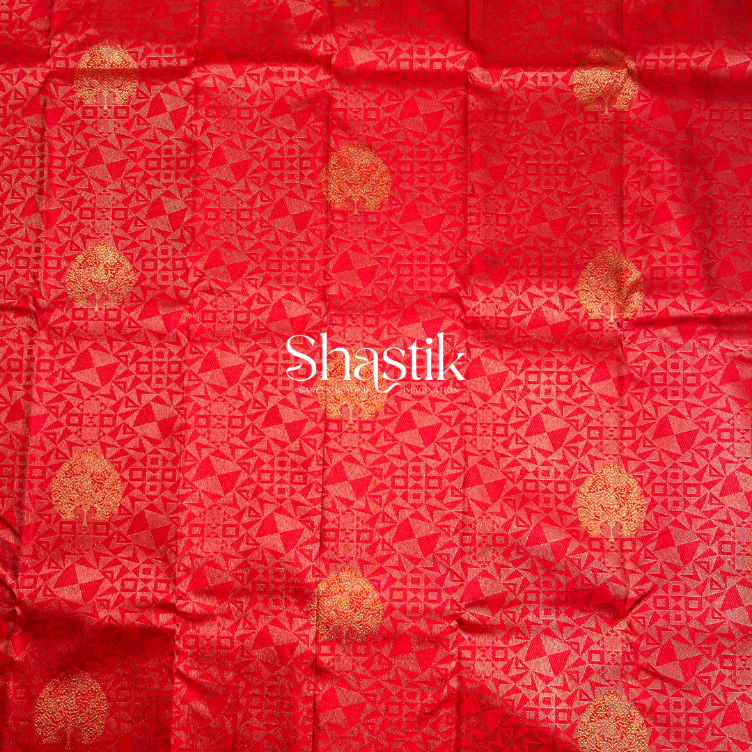 Wedding kanjivaram Saree in red 