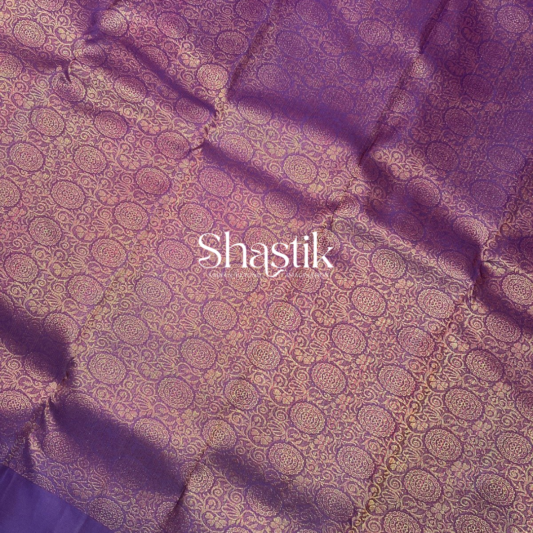 modern bridal silk saree in purple