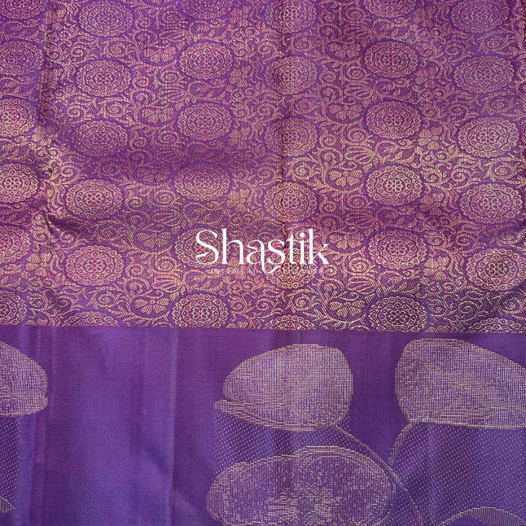 modern bridal silk saree in purple