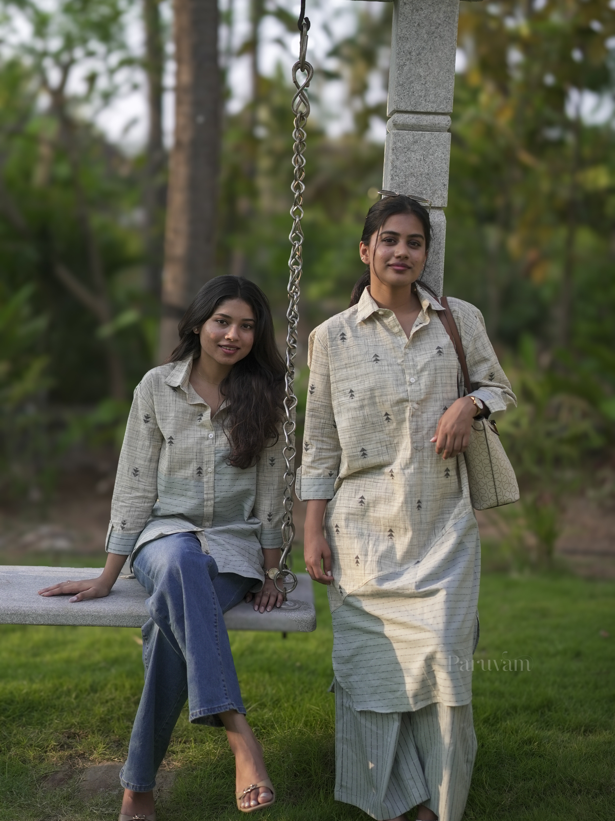 Grey Asymmetrical Patch Work Shirt